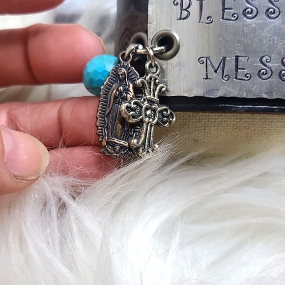 Cuff Bracelet Brown Leather Silver Western Wear Fashion Jewelry Coastal Cowgirl - Picture 3 of 4